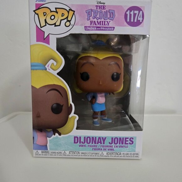 Funko POP! Disney - The Proud Family Vinyl Figure - DIJONAY JONES - Picture 1 of 4